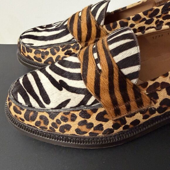Blackstock & Weber The Ellis Penny Loafer Animal Print Haircalf Men’s 13 Leopard main image 16